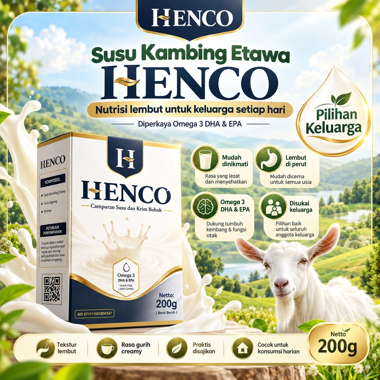 Henco Susu Kambing Etawa
